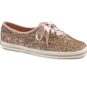 Kate Spade Pink Glitter Keds